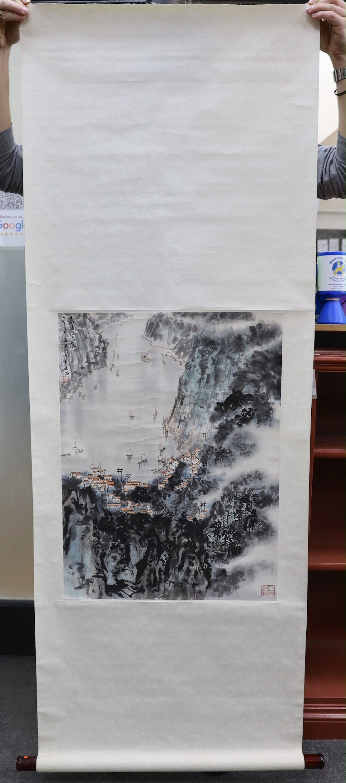 Two Chinese scroll paintings